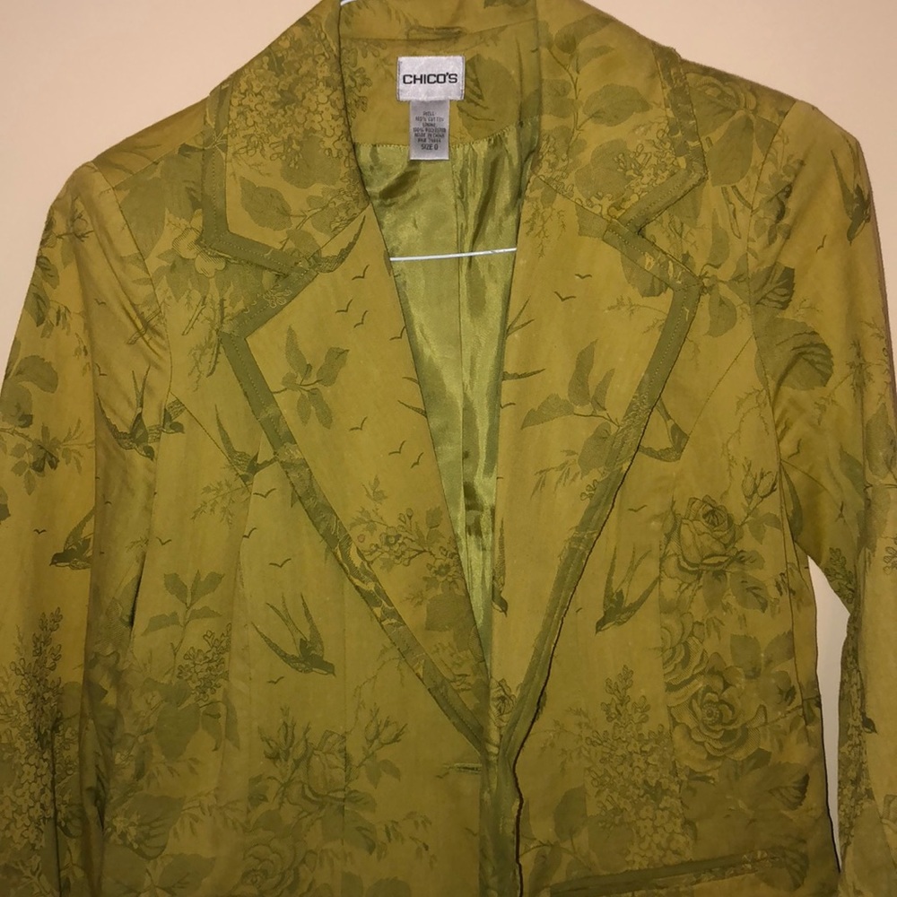 Chico’s Women’s Pattern Blazer
